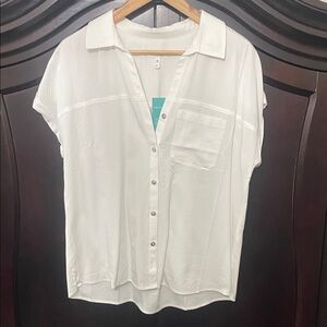 Maurices Classic White Button-Down Shirt